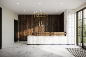 The Bristol Wellesley foyer entrance